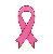 pink ribbon icon extra small